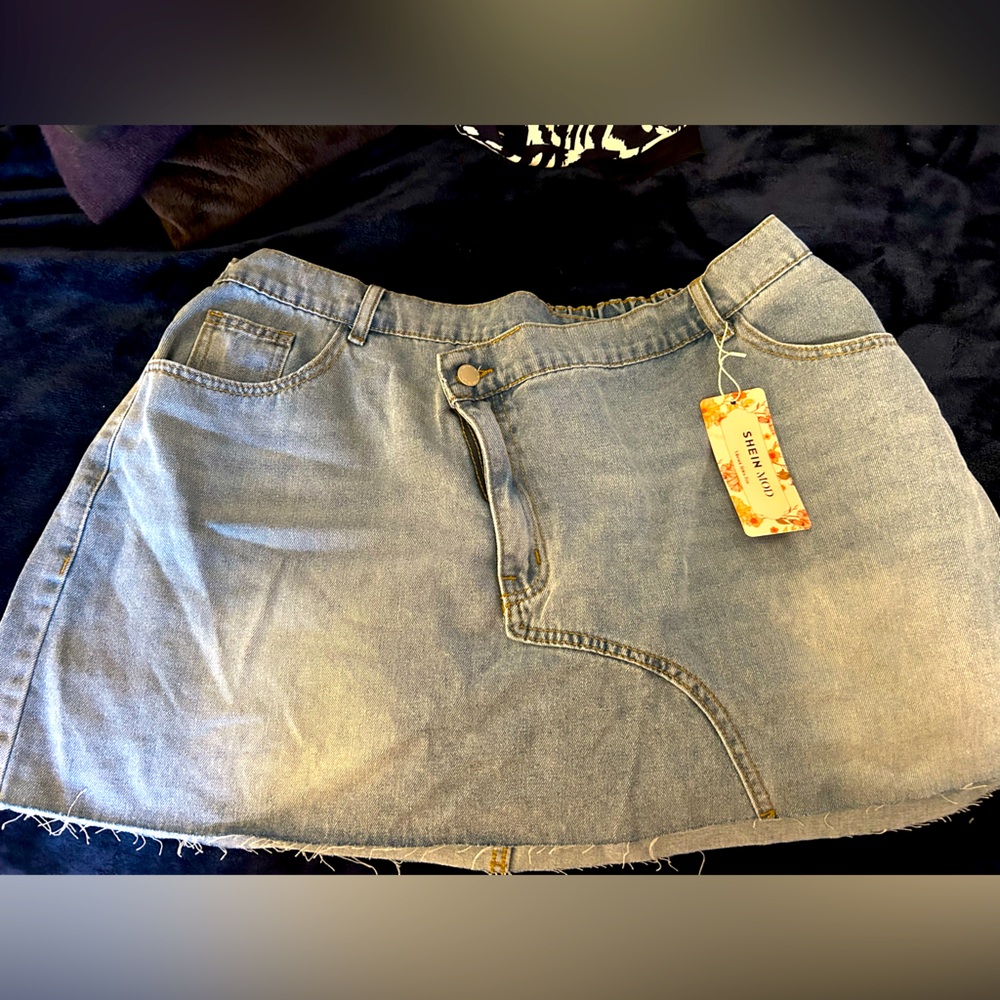 Denim miniskirt